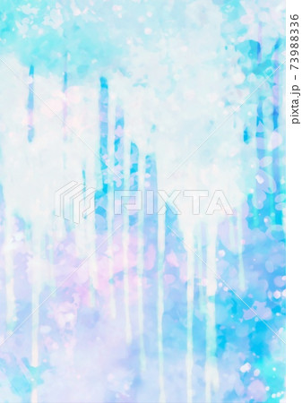 流れる液体背景2 キラキラ夢可愛いverのイラスト素材 7396