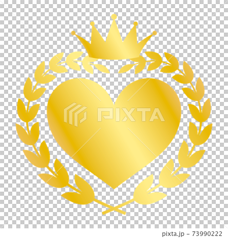 Heart ranking icon gold - Stock Illustration [73990222] - PIXTA