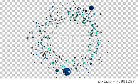 CG party sphere that spreads in a circle CG party sphere that spreads in a circle 73991287