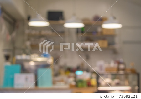 Blurred coffee shop 73992121