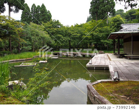 京都　夏のしょうざん庭園 73992146