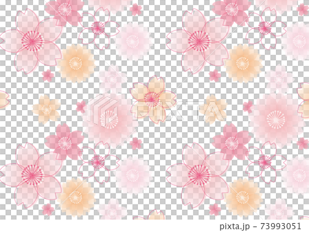 桜のパターン背景01 桜のパターン背景01 73993051