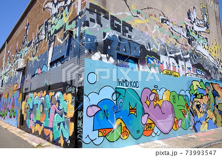 オーストラリアのストリートアート・グラフィティ 73993547