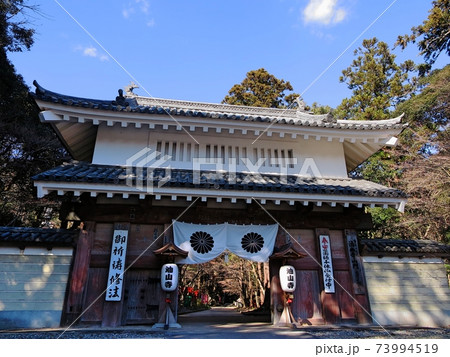 油山寺山門/掛川城大手二之門(右斜め) 73994519