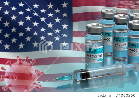 Vaccination campaign in USA. The fight against coronavirus in the World 74000550