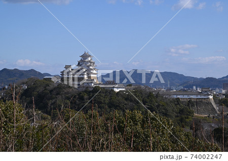 景福寺公園から見た姫路城 - 姫路、日本 景福寺公園から見た姫路城 - 姫路、日本 74002247
