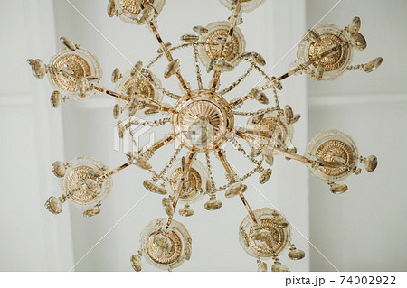 Gold vintage chandelier Gold vintage chandelier 74002922