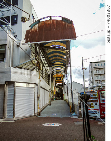 藤井寺のアーケード商店街(菊水商店会の北に続くアーケード商店街) 藤井寺のアーケード商店街(菊水商店会の北に続くアーケード商店街) 74003367