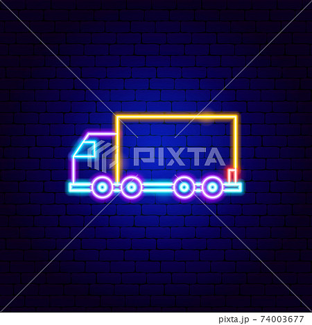 Truck Trailer Neon Sign 74003677