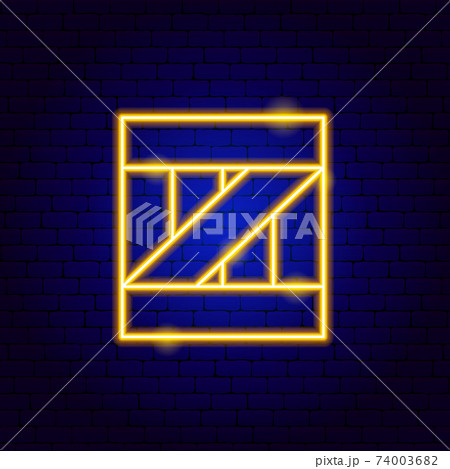 Wooden Box Neon Sign 74003682