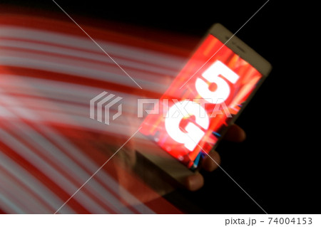 5G、スマホ新時代 、高速イメージ 74004153