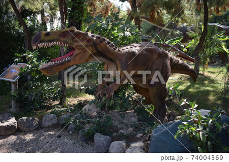 Irritator- Early Cretaceous, 110 million years ago. In the Dinopark Irritator- Early Cretaceous, 110 million years ago. In the Dinopark 74004369