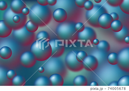 Abstract design of hologram gradient orb design of 3D overlapping template.  74005678