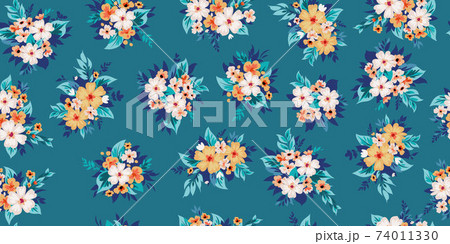 Seamless spring floral pattern 1 Seamless spring floral pattern 1 74011330