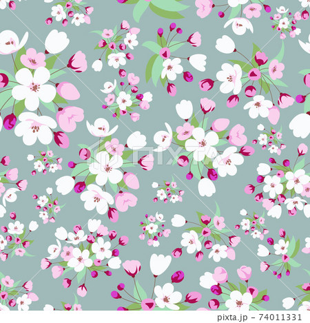 Seamless pattern with cherry Seamless pattern with cherry 74011331