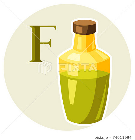 Illustration of stylized olive oil. Illustration of stylized olive oil. 74011994