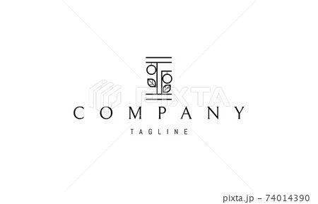 Vector logo on which an abstract image of a fruit tree. Vector logo on which an abstract image of a fruit tree. 74014390