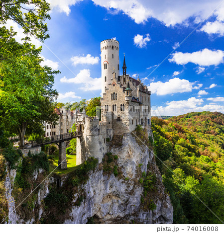 Most beautiful castles of Europe - Lichtenstein . Germany 74016008