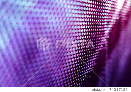 CloseUp LED blurred screen. LED soft focus background. abstract background ideal for design. 74017123