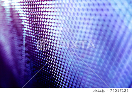 CloseUp LED blurred screen. LED soft focus background. abstract background ideal for design. 74017125