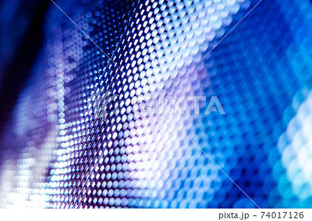 CloseUp LED blurred screen. LED soft focus background. abstract background ideal for design. 74017126