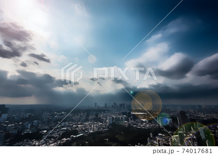 東京の都市風景 74017681