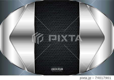 Luxury background of blue with carbon fiber texture. 74017901