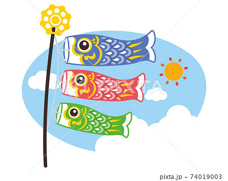 端午の節句　こどもの日　こいのぼり 74019003