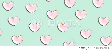 Appreciation theme with heart dishes 74019264