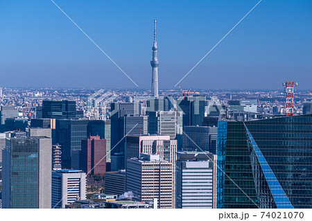 《東京都》東京都市イメージ・冬 74021070