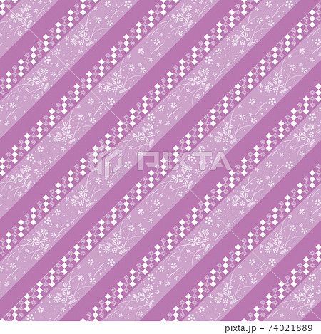 和風パターン/シームレス 74021889