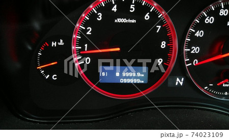 走行距離　99999km キリ番 74023109