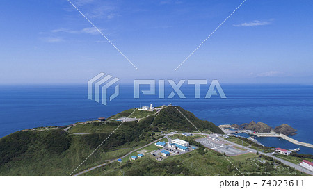 《青森県》空撮　龍飛岬 74023611
