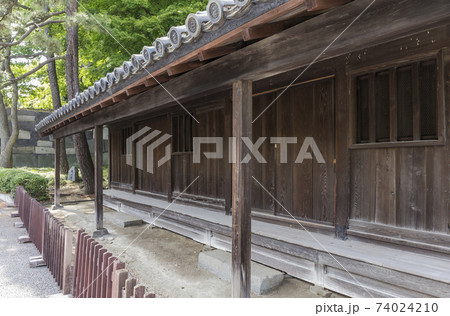 皇居東御苑　旧江戸城　大番所 　大手中の門　警備　詰所　中の門　同心番所 74024210