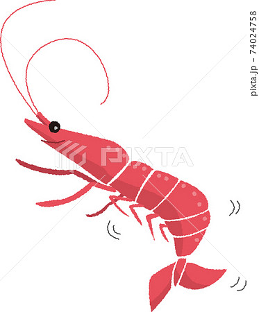 エビのダンスのイラスト素材