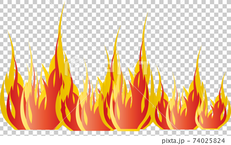 Simple pillar of fire line - Stock Illustration [74025824] - PIXTA