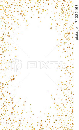 Gold stars luxury sparkling confetti. Scattered sm Gold stars luxury sparkling confetti. Scattered sm 74026468