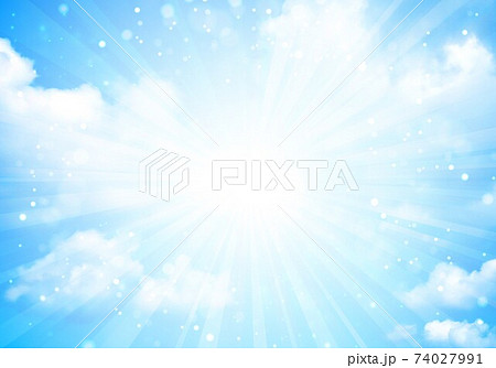 空と放射状 74027991