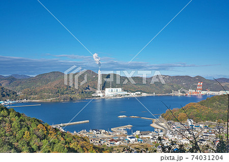【相生火力発電所】 兵庫県相生市相生柳山 【相生火力発電所】 兵庫県相生市相生柳山 74031204