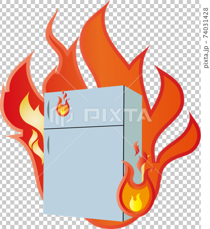 冰箱家電火災事故圖片 冰箱家電火災事故圖片 74031428