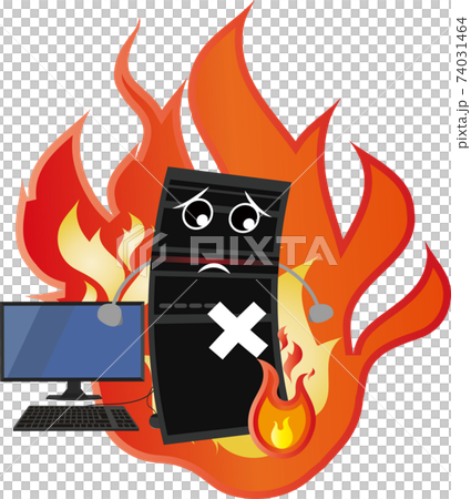 台式個人計算機的家用電器火災事故圖像 74031464