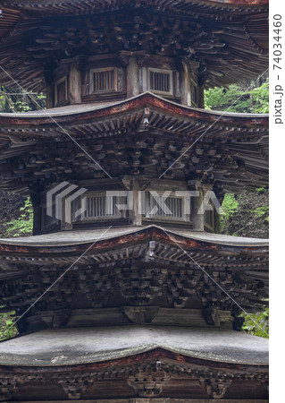 安楽寺（上田市）国宝八角三重塔 74034460