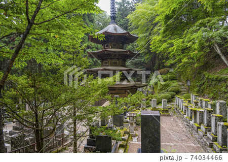 安楽寺（上田市）国宝八角三重塔 74034466