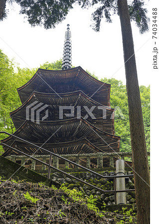 安楽寺(上田市)国宝八角三重塔 安楽寺(上田市)国宝八角三重塔 74034488