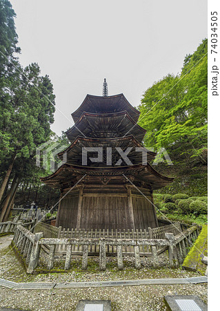 安楽寺（上田市）国宝八角三重塔 74034505