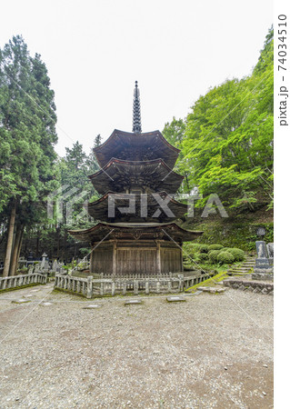 安楽寺（上田市）国宝八角三重塔 74034510