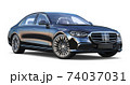 Black luxury car	 74037031