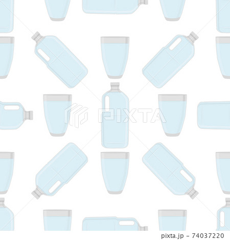 Illustration on theme set identical types plastic bottles Illustration on theme set identical types plastic bottles 74037220
