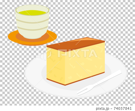 Castella vector illustration Japanese sweets - Stock Illustration ...