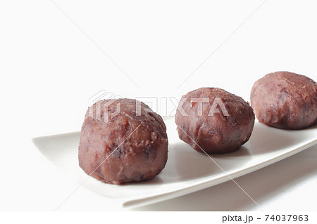 俵型のおはぎ 74037963